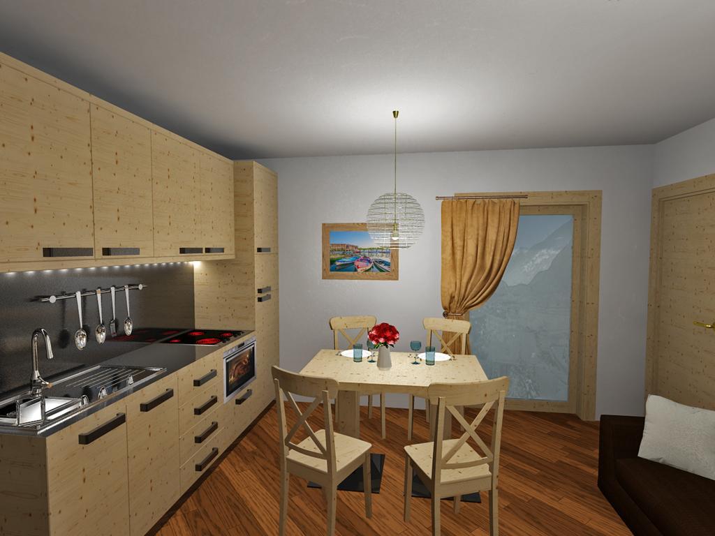 Aparthotel Dolomites Living&Relax コンメッツァドゥーラ 部屋 写真